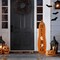 Set of 2 36"H Fall/Halloween Reversible Wood Pumpkin Porch Signs